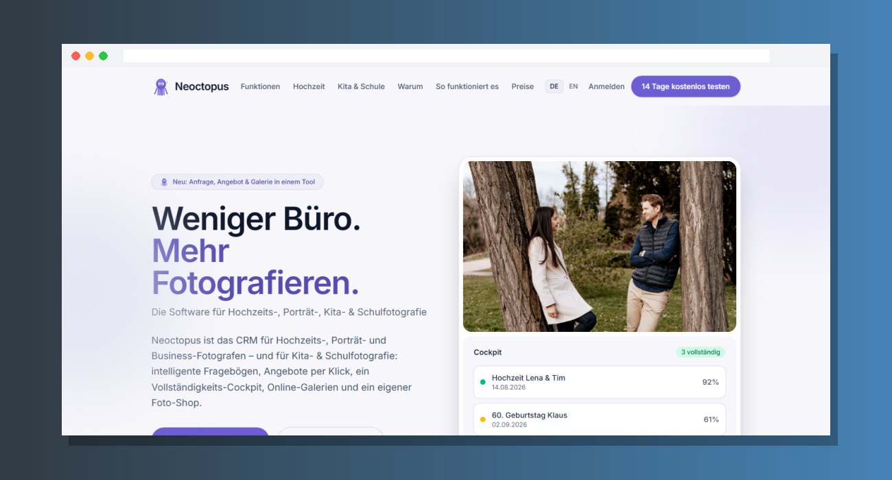 Referenz Neoctopus – SaaS-Plattform