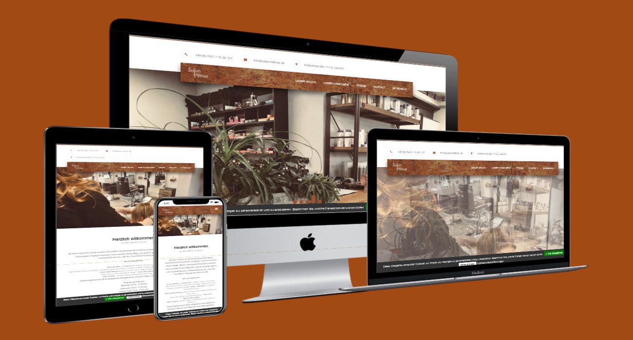 Referenz Salon Hiltner – Corporate Website